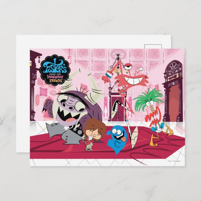 Foster's Home for Imaginary Friends | Dancing Postcard (Front/Back)