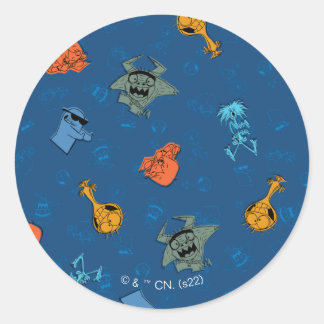 Foster's Home for Imaginary Friends | Fun Pattern Classic Round Sticker