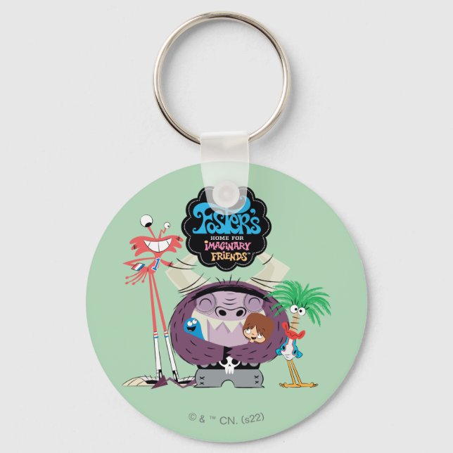 Foster's Home for Imaginary Friends | Group Hug Key Ring (Front)