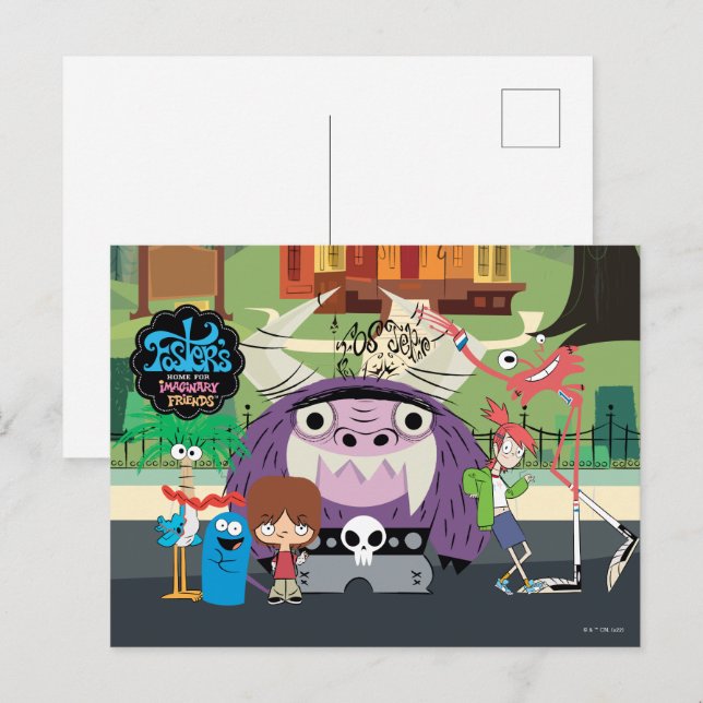 Foster's Home for Imaginary Friends | Hanging Out Postcard (Front/Back)