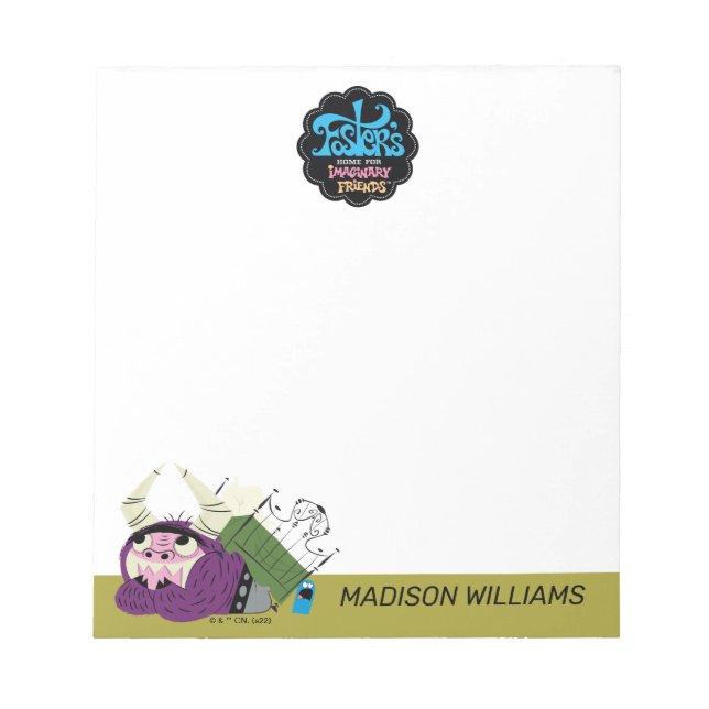 Foster's Home for Imaginary Friends | Under Bed Notepad (Front)