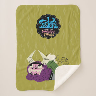 Foster's Home for Imaginary Friends Under Bed Sherpa Blanket