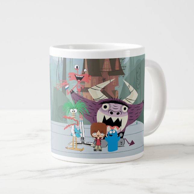 Foster's Home for Imaginary Friends | Welcome Large Coffee Mug (Front Right)