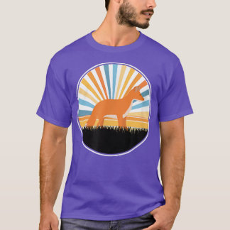 FoSunset Retro Animal Wildlife Mammal Zoo Cute206 T-Shirt