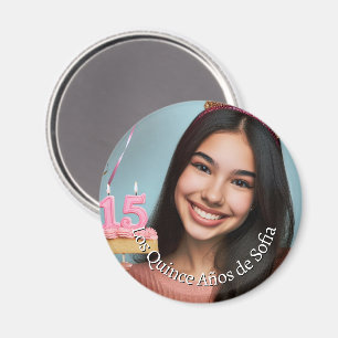 Foto Nombre Fiesta de Quince Años Magnet