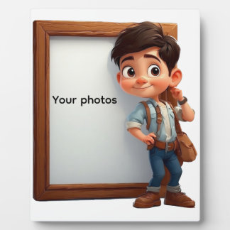 Fotoframe-Design mit Jungen – Heb deinen Moment  Plaque
