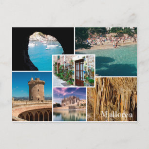 fotomontaje isla de Mallorca - Majorca Postcard