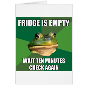 Foul Bachel Frog Empty Fridge
