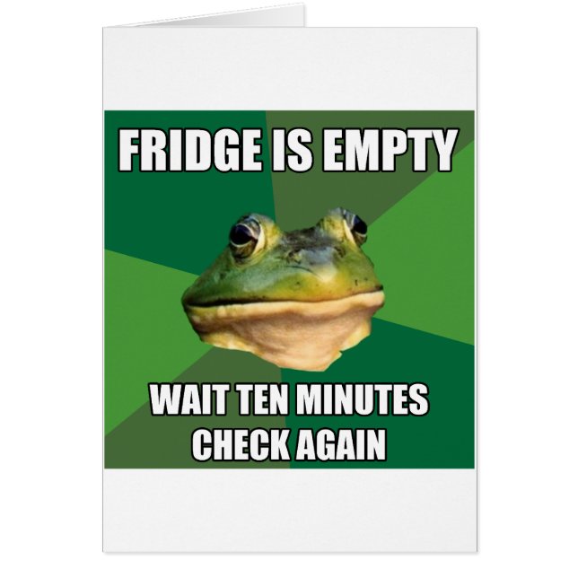 Foul Bachel Frog Empty Fridge (Front)