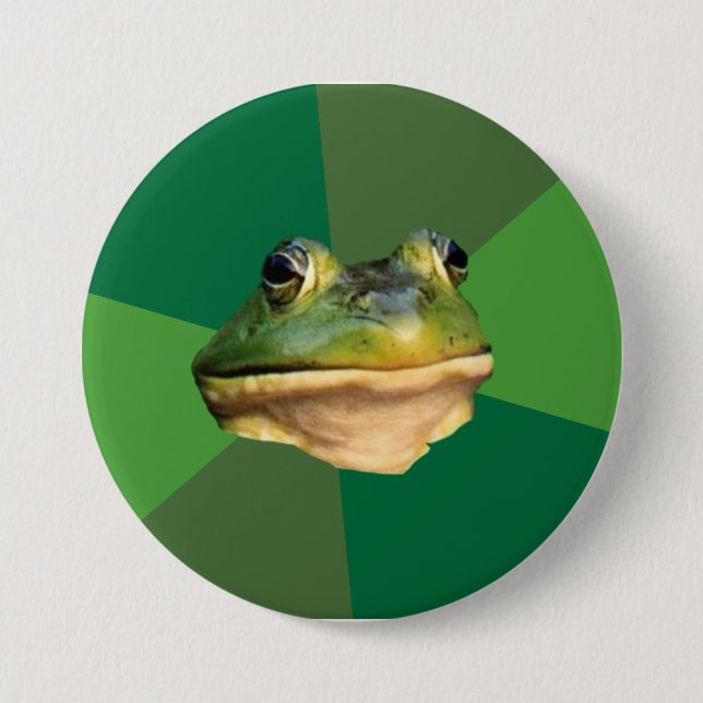 Foul Bachelor Frog 7.5 Cm Round Badge (Front)