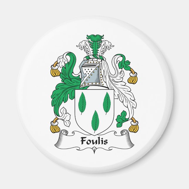 Foulis Family Crest Magnet (Front)