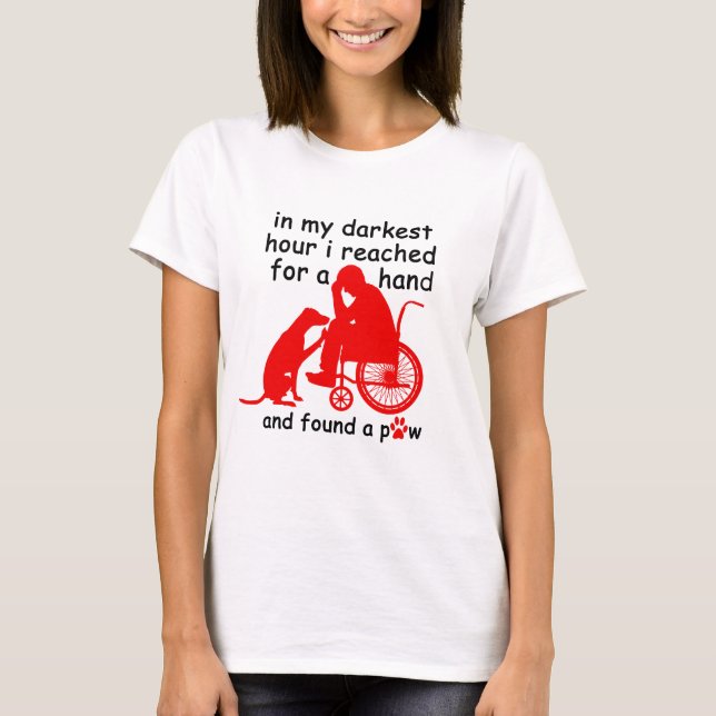 found a paw T-Shirt (Front)