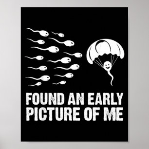 Found an Early Picture of Funny Sperm Cell Poster