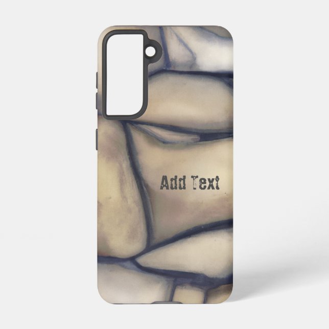 Found Art - Cool Rock Pattern Samsung Galaxy S21 Case (Back)