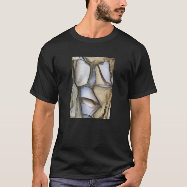 Found Art - Cool Rock Pattern T-Shirt (Front)