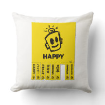 Found in Translation Throw Pillow