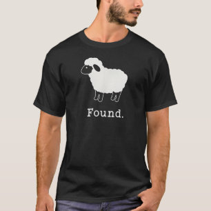 Found Minimalist Sheep Christian Psalm 23 Lamb T-Shirt