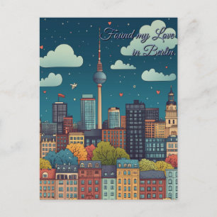 Found my Love in Berlin Valentine's Day Postcard