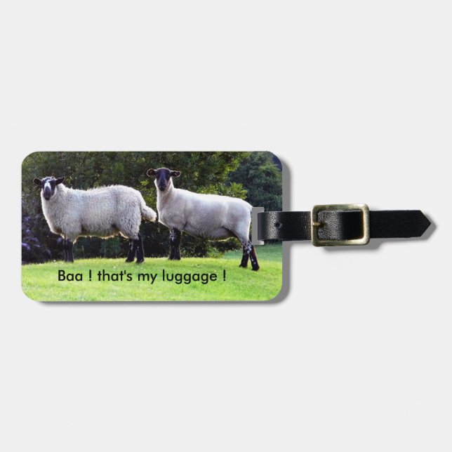 Found My Luggage. Luggage Tag (Front Horizontal)