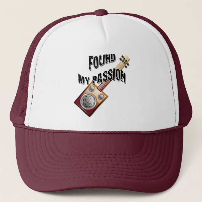 Found My Passion - Cigar Box Guitar Hat (Front)