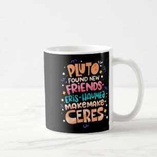 Found New Friends Funny Science Quotes Planets  Coffee Mug