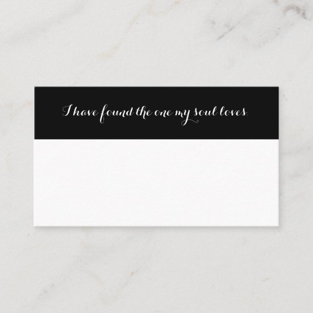 Found the One Scripture Blank Place Cards (Front)