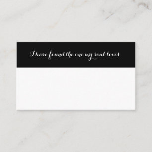Found the One Scripture Blank Place Cards