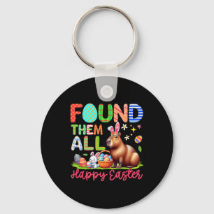 Found Them All Happy Easter Bunny Capybyra Eggs By Key Ring
