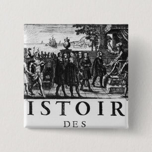 Foundation by Louis XIV, king of France 15 Cm Square Badge
