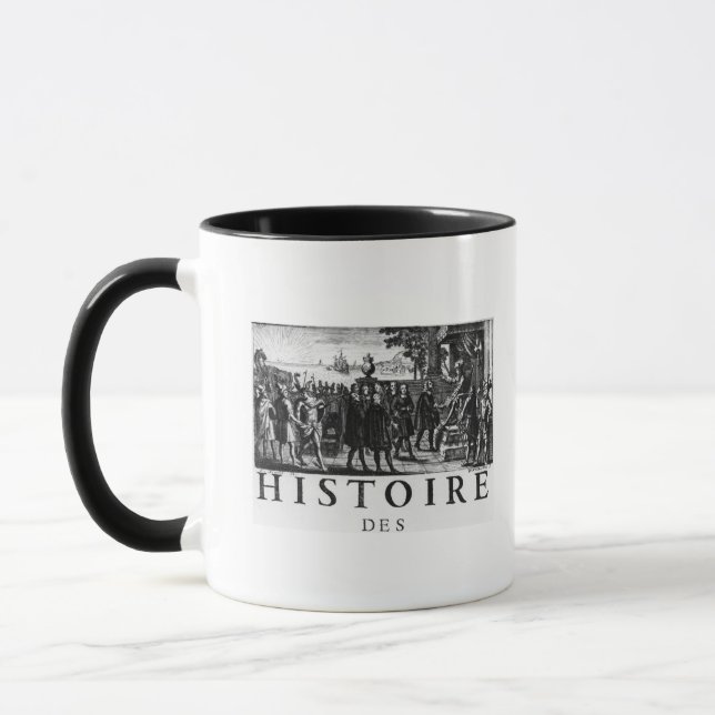 Foundation by Louis XIV, king of France Mug (Left)