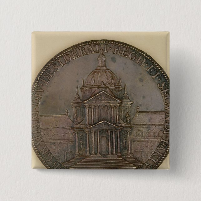 Foundation medal of Val-de-Grace 15 Cm Square Badge (Front)