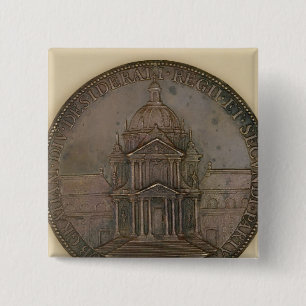Foundation medal of Val-de-Grace 15 Cm Square Badge