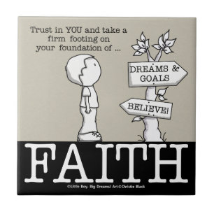 Foundation of Faith Ceramic Tile
