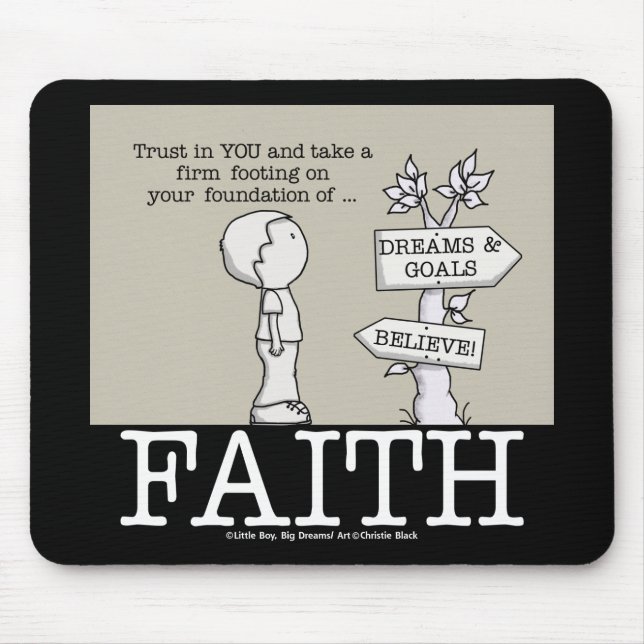 Foundation of Faith Mouse Pad (Front)
