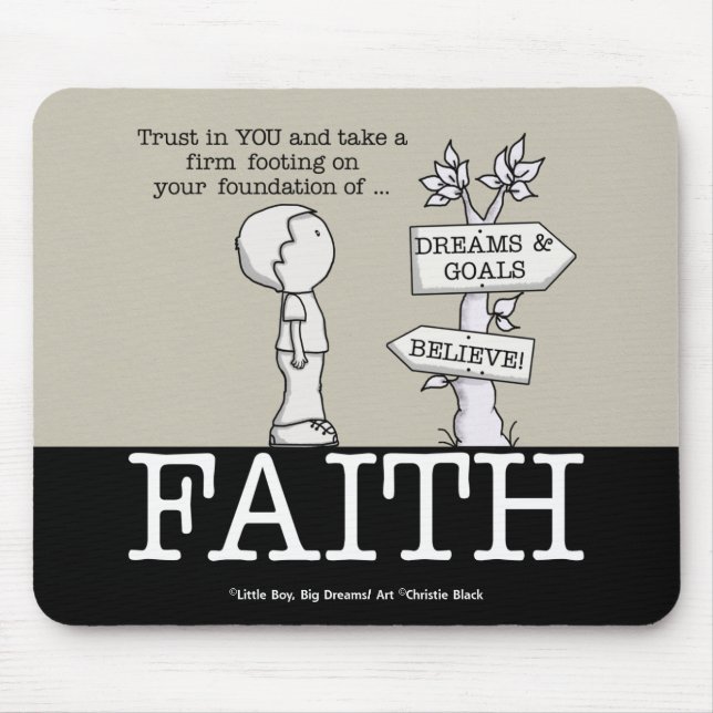 Foundation of Faith Mouse Pad (Front)