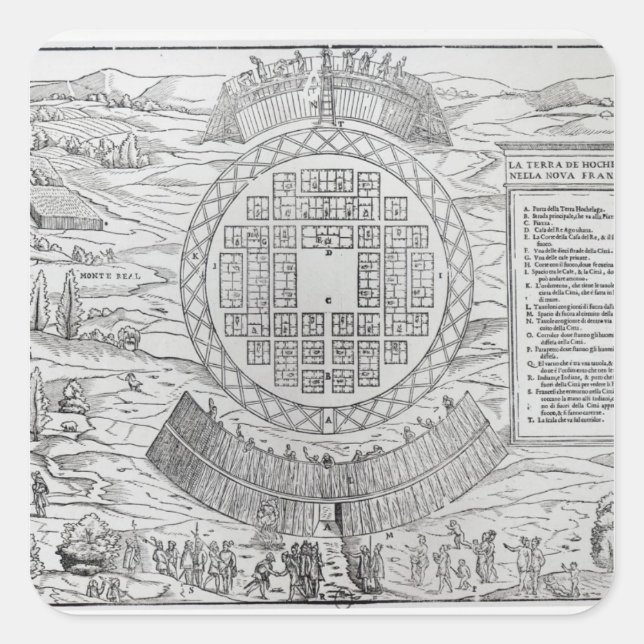 Foundation of Hochelaga Square Sticker (Front)