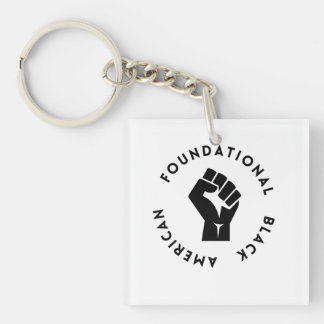 Foundational Black American FBA ADOS black power  Key Ring