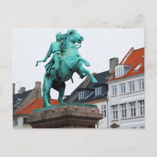 Founder of Copenhagen Absalon - Højbro Plads Postcard