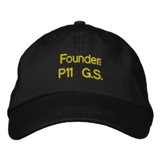 Founder: P11 G.S. Embroidered Hat