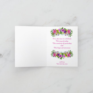 Founder's Day Folded Card