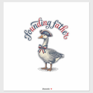 Founding Father Goose Vintage Patriotic Shirt Desi