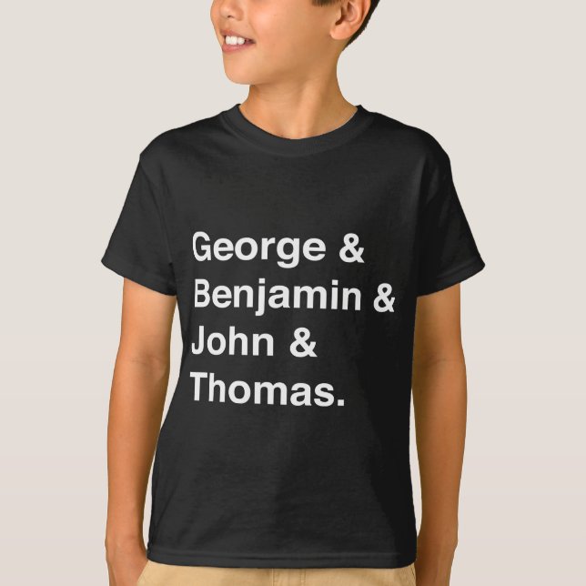 Founding Fathers Youth T-Shirt (Front)