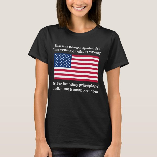 Founding Principles (dark) T-Shirt (Front)