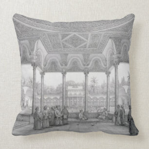 Fountain and Kiosk of the Garden of Choubrah, from Cushion