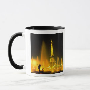 Fountain at the world famous Eiffel Tower Paris Mug