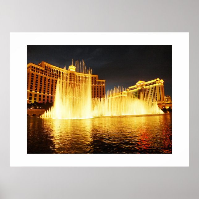 Fountain in Las Vegas Poster (Front)