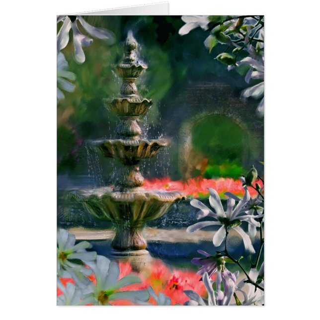 fountain in the flowers (Front)