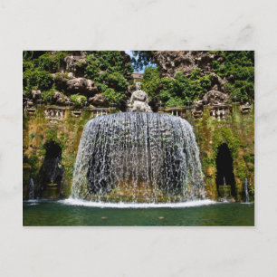 Fountain in Villa D'Este Postcard