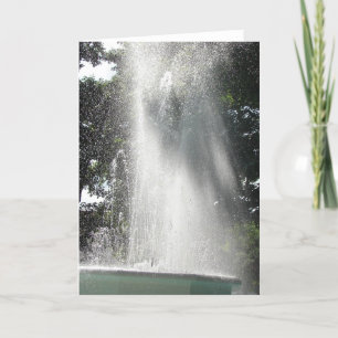 Fountain in Washington, Iowa Card