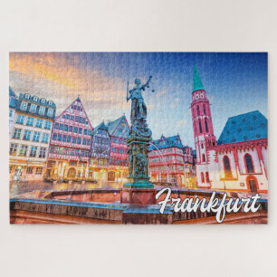 Fountain Of Justice, Frankfurt, Germany Jigsaw Puzzle
